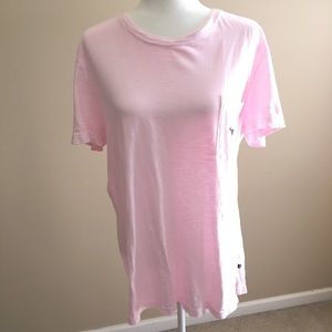 PINK short sleeve T-Shirt size Lg. Light pink